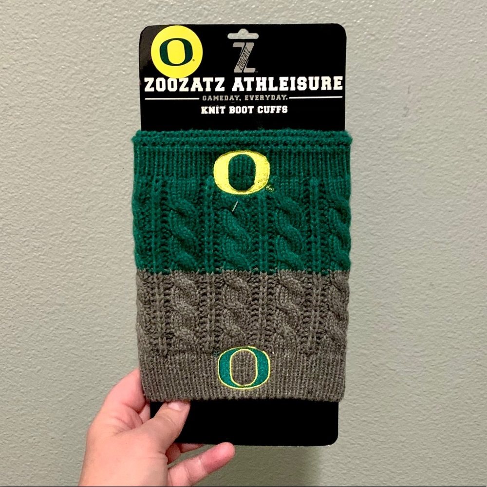 Oregon Ducks Knit Boot Cuffs